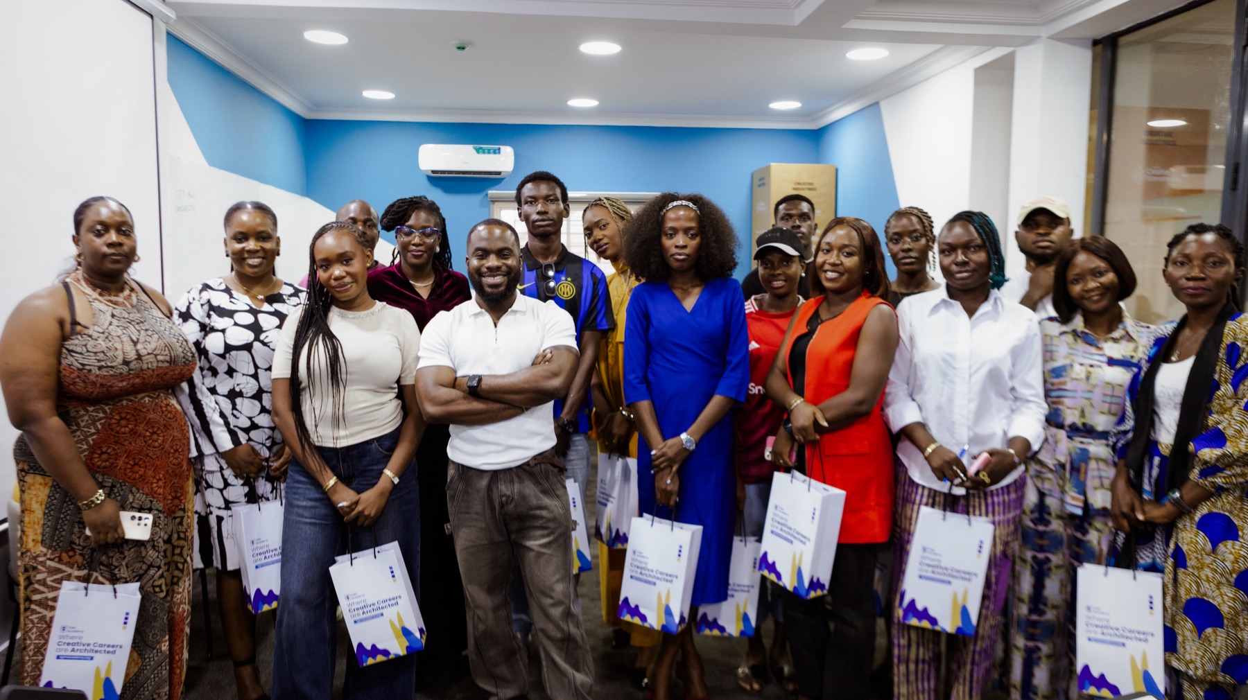 Jay-On-Air with TGM Academy Cohort 1 students